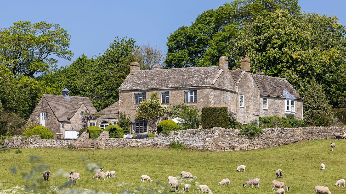 Wisteria Clad Country House