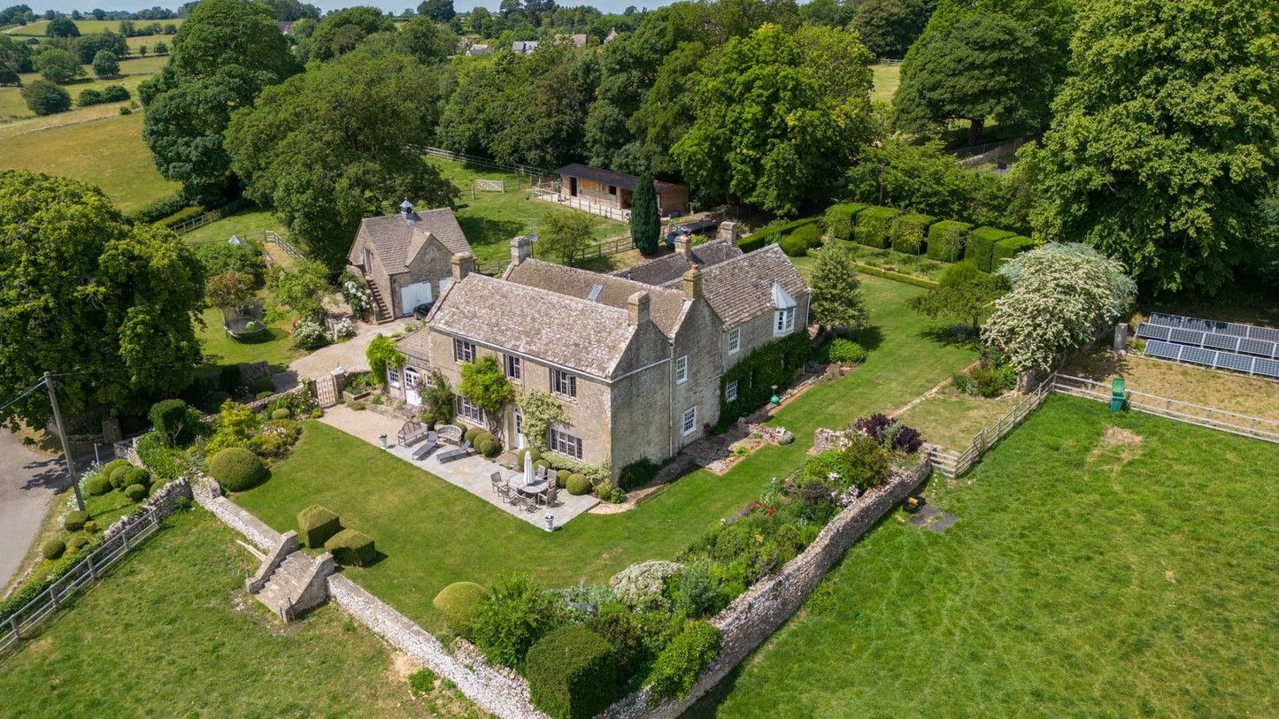 Wisteria Clad Country House