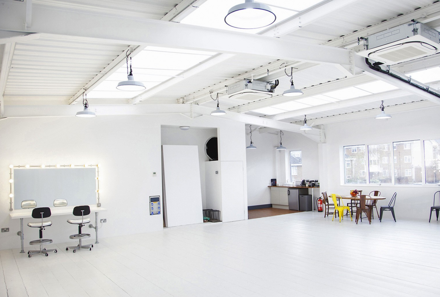 All White Floorboard Studio South London