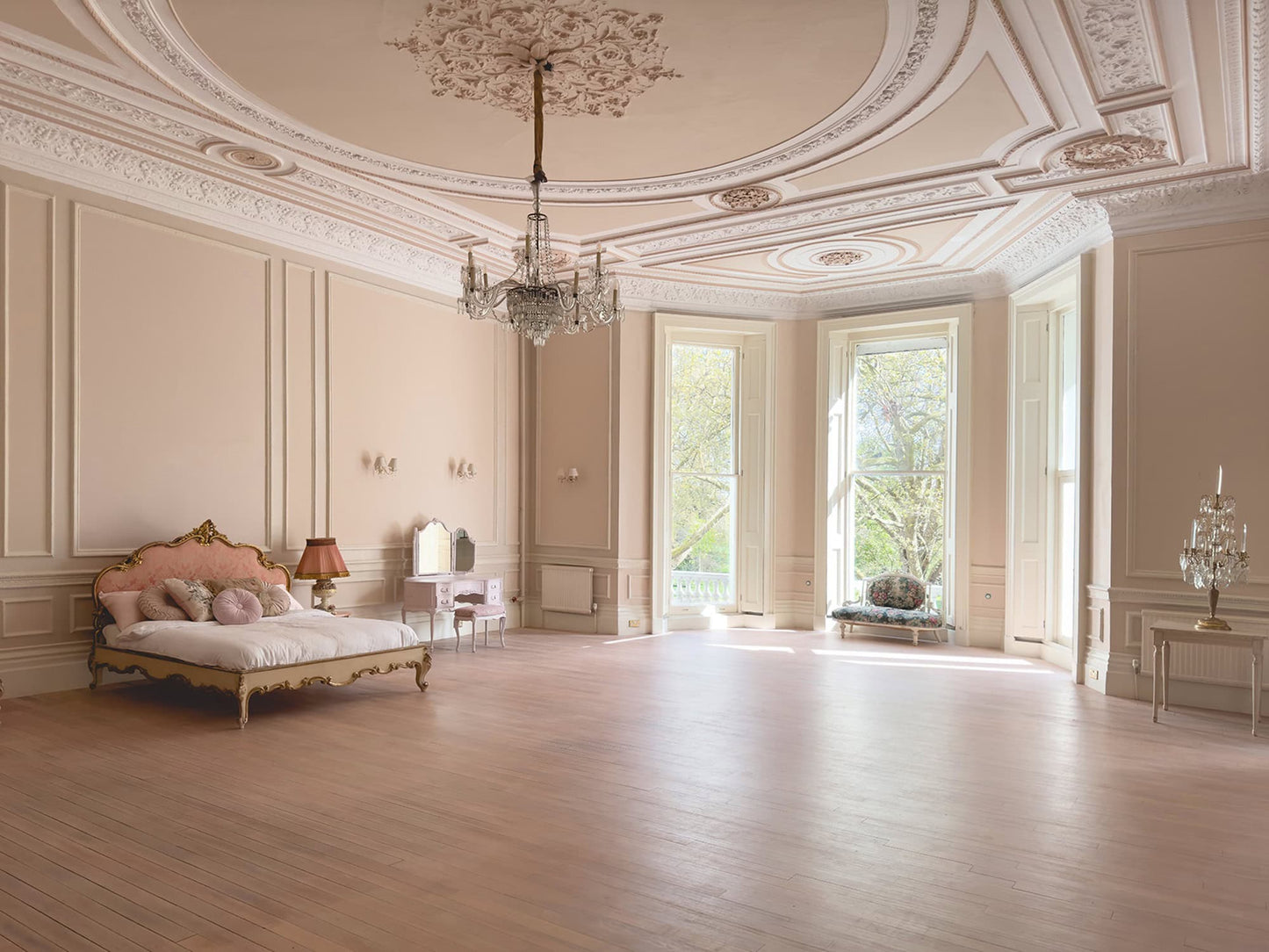 Beige Georgian Townhouse Suite