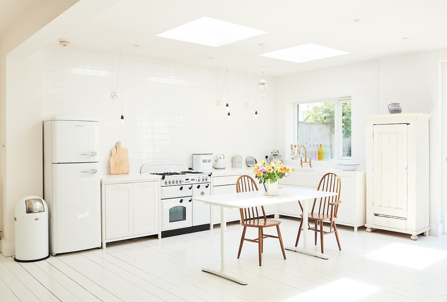 All White Boarded Studio House