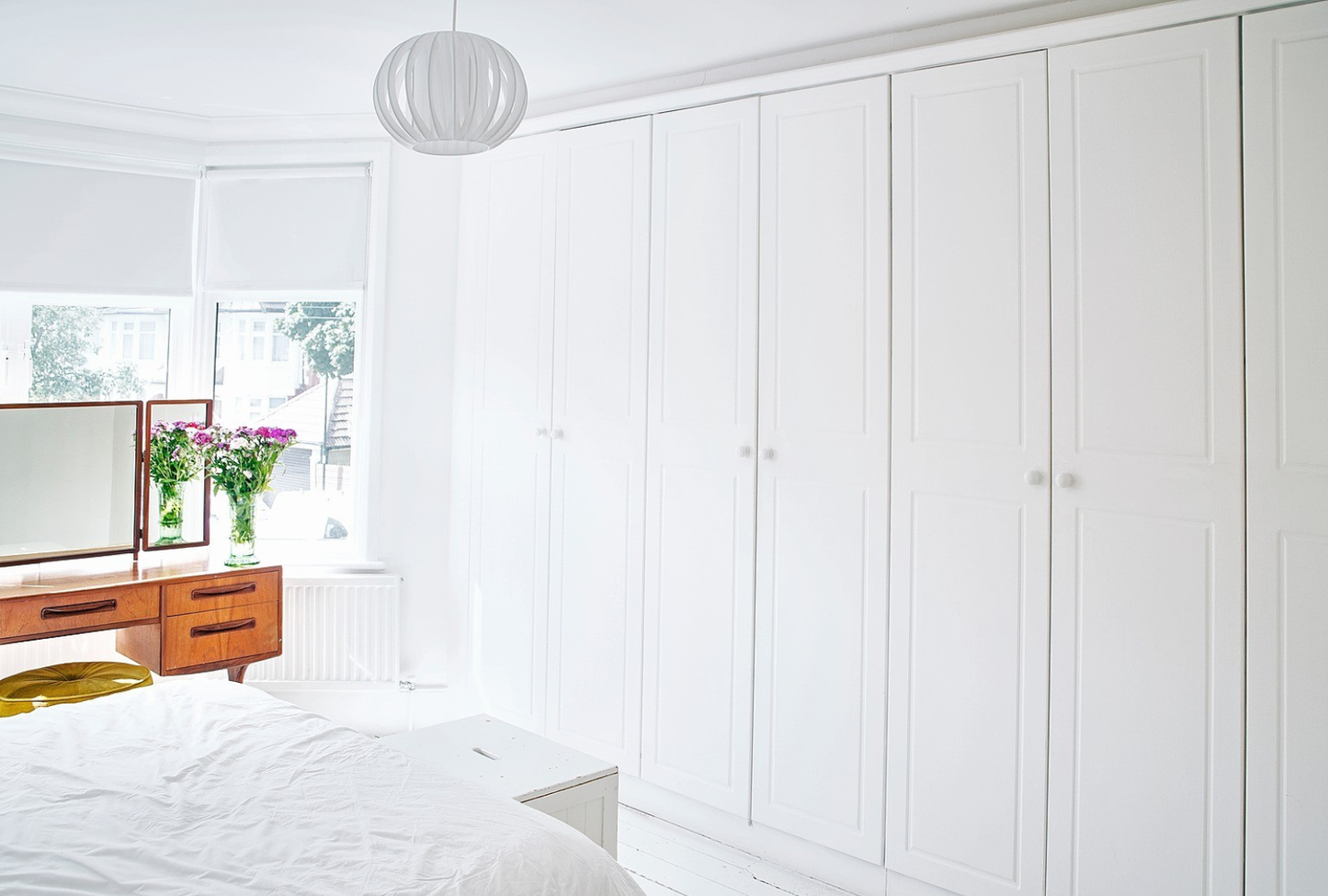 All White Boarded Studio House