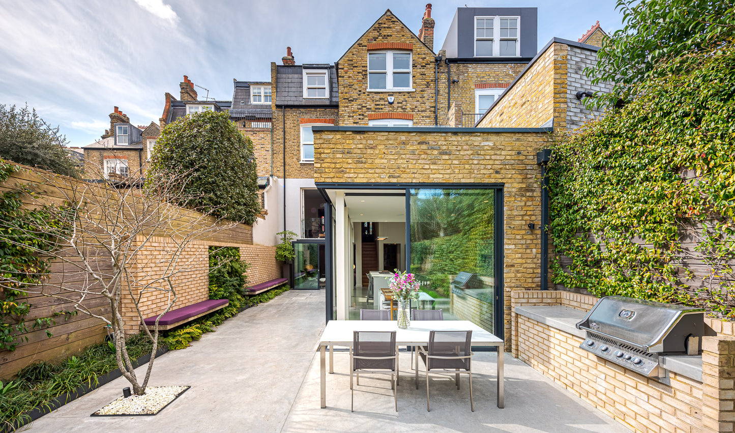 Sleek Minimalist Exposed Brick House
