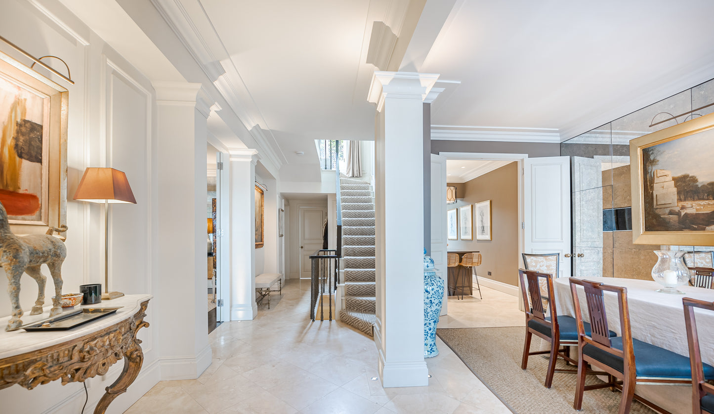 Colourful Four Floor Kensington Mews House