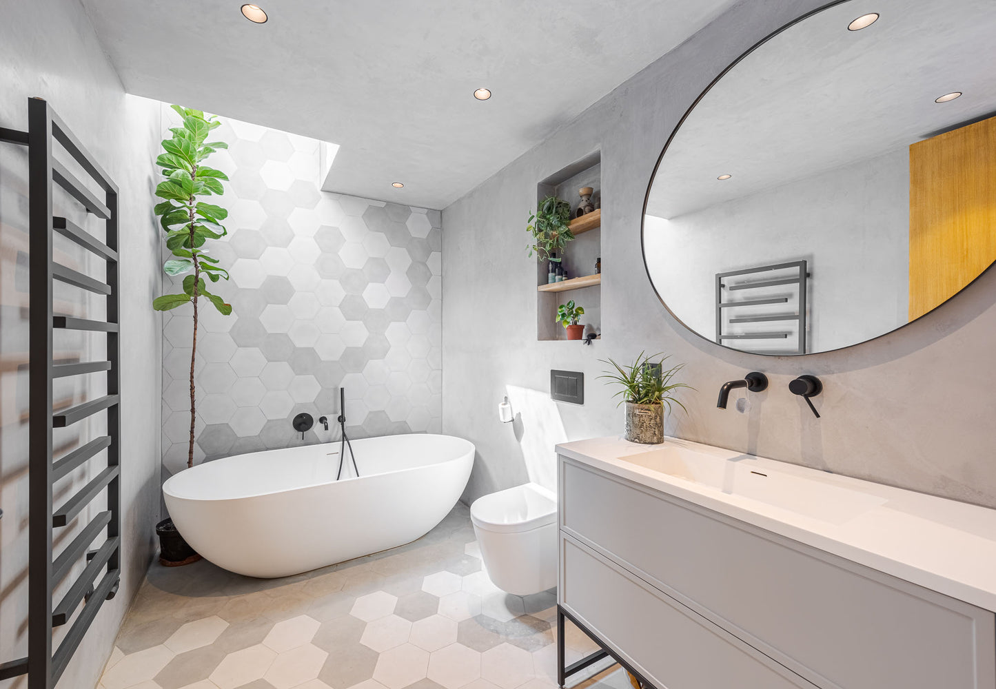 Aesthetic Pink Plaster Wall House Hackney