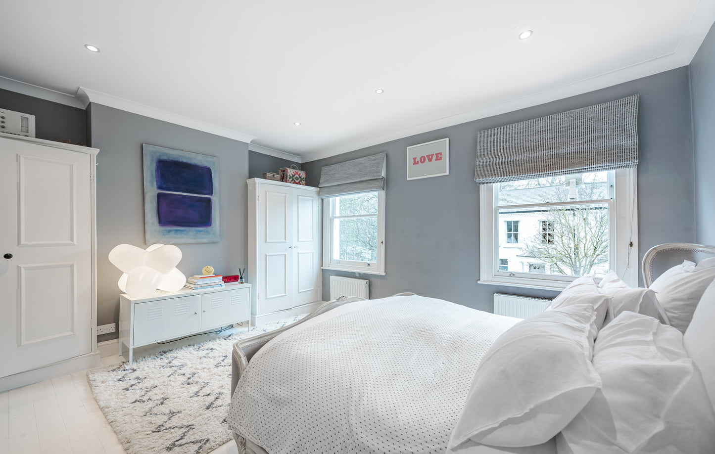 White Minimalist Open Plan Parsons Green