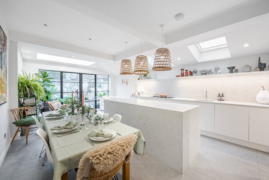 White Minimalist Open Plan Parsons Green