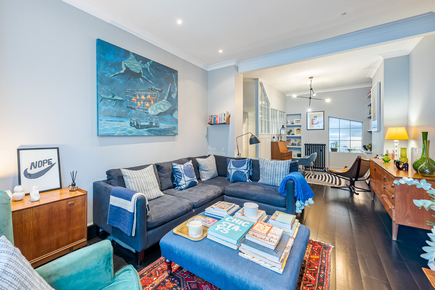 White Minimalist Open Plan Parsons Green