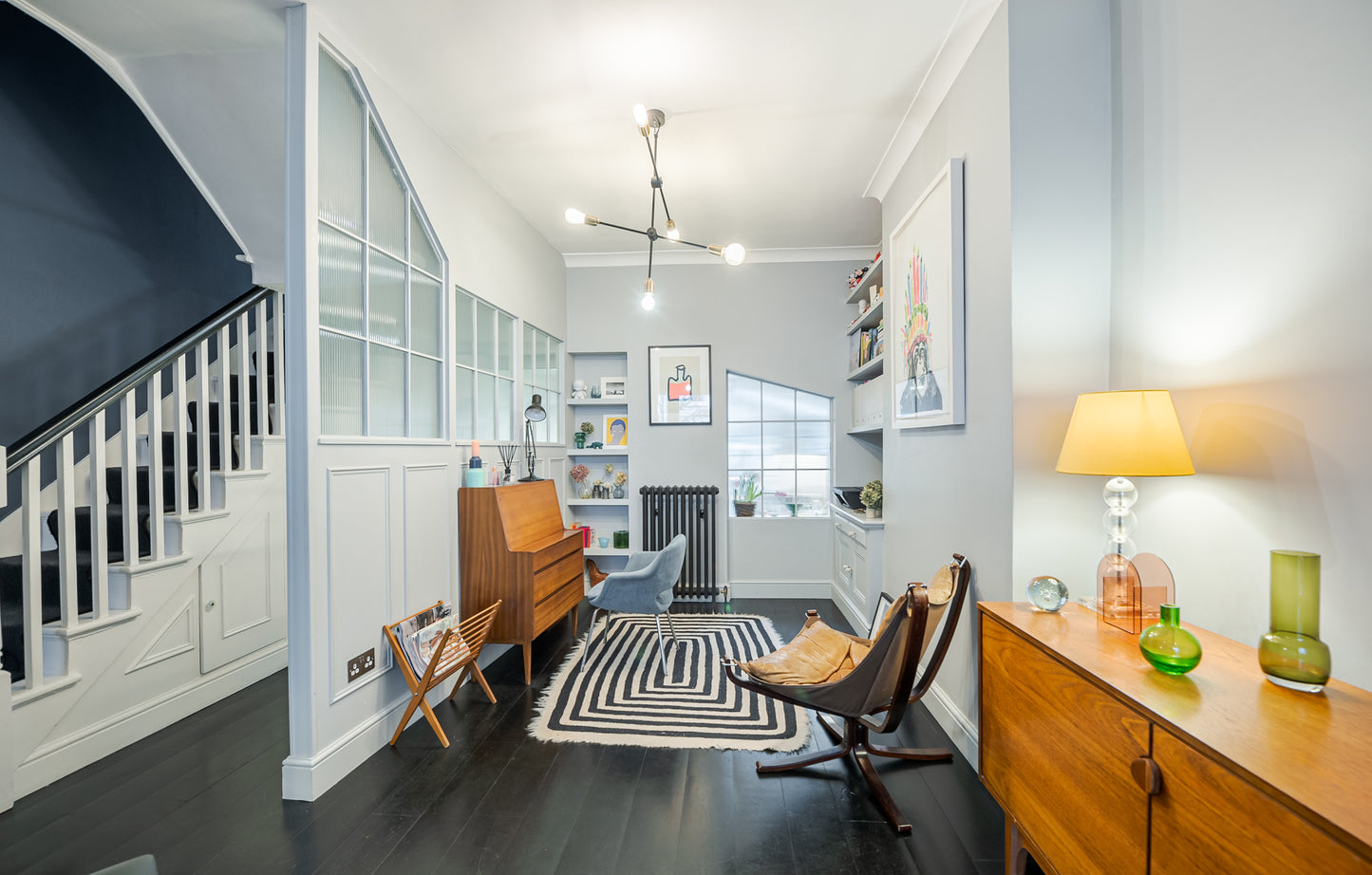 White Minimalist Open Plan Parsons Green