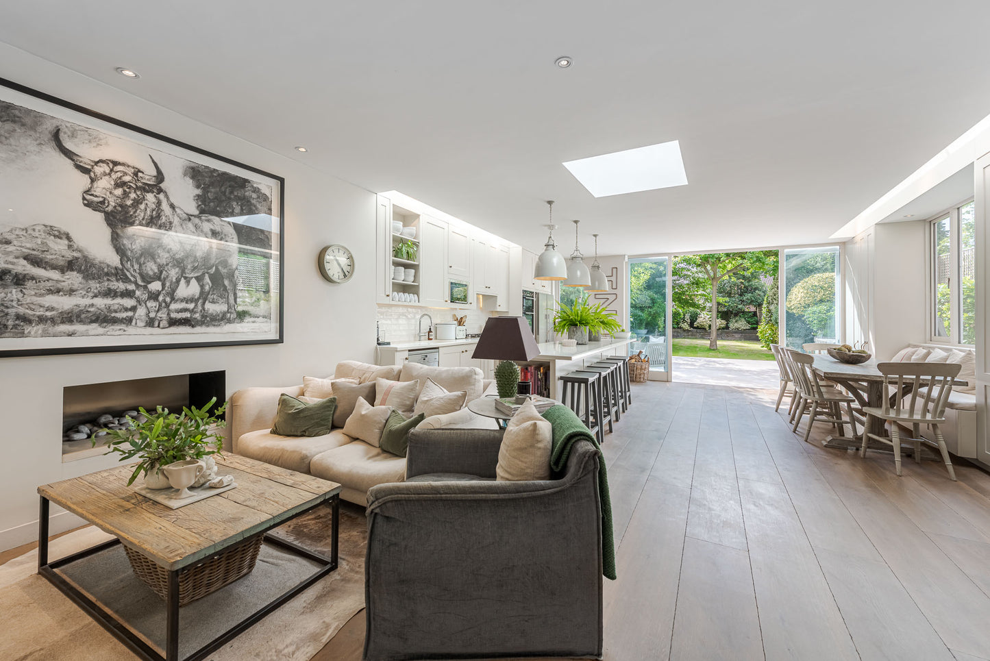 Modern Sage Georgian House Clapham