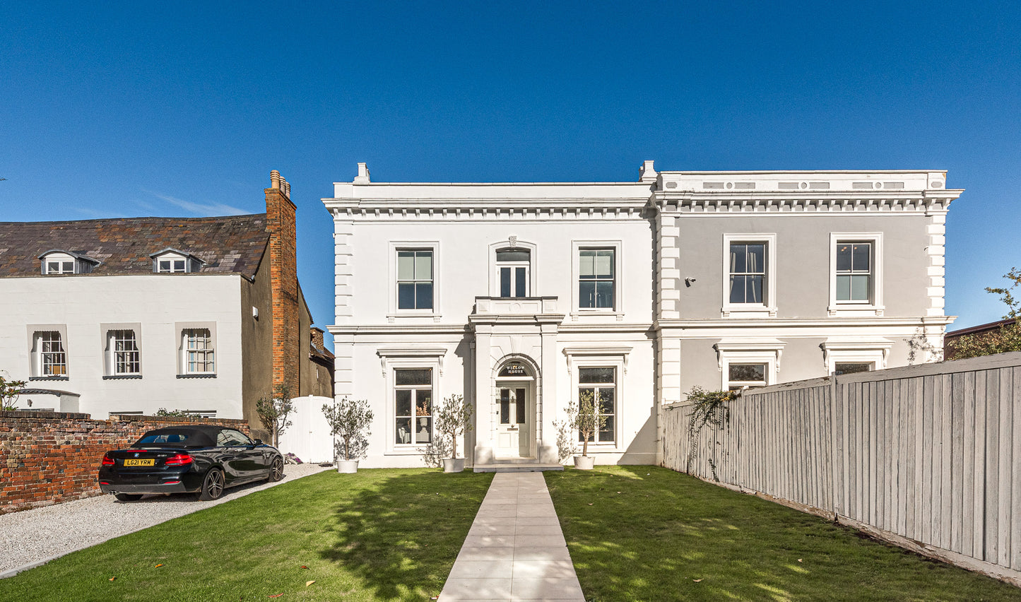 All White Period House Surrey