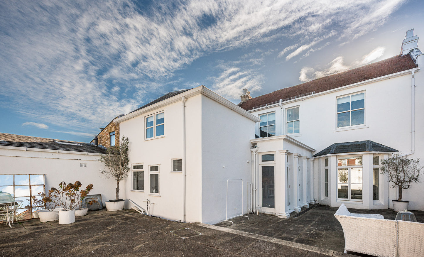All White Period House Surrey