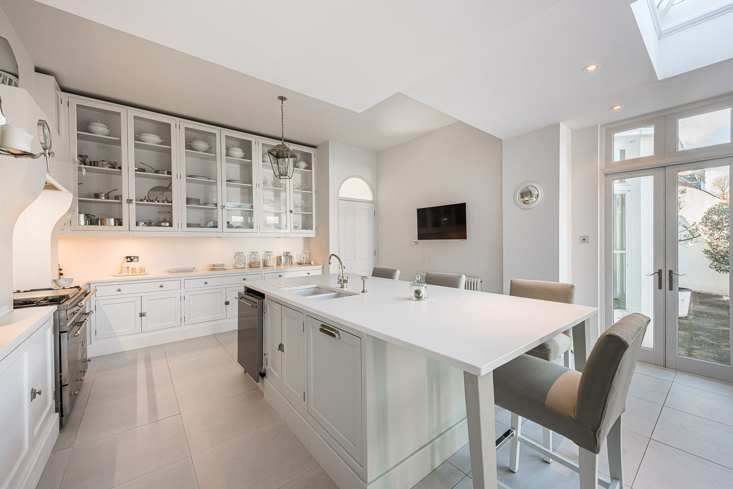 All White Period House Surrey