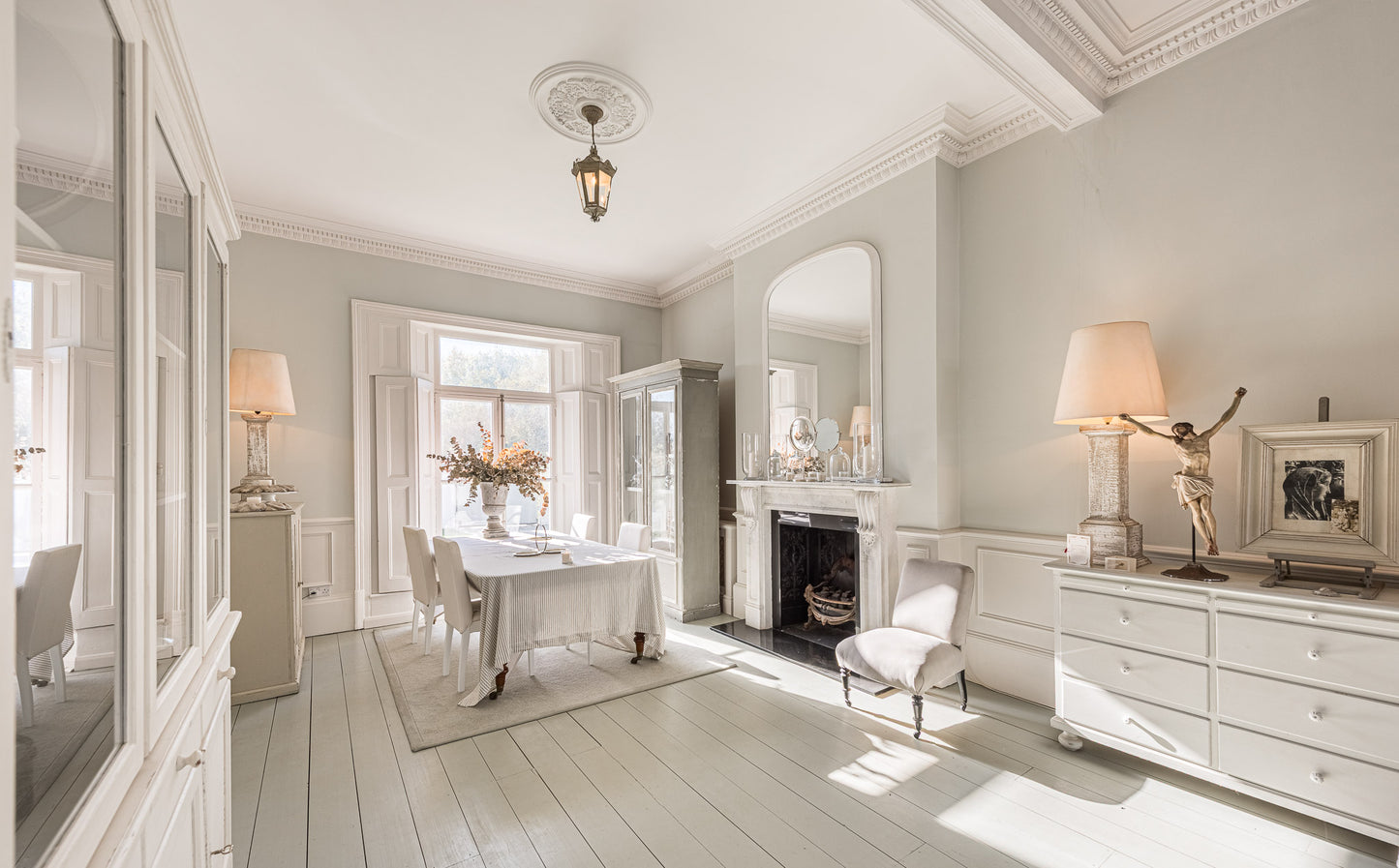 All White Period House Surrey